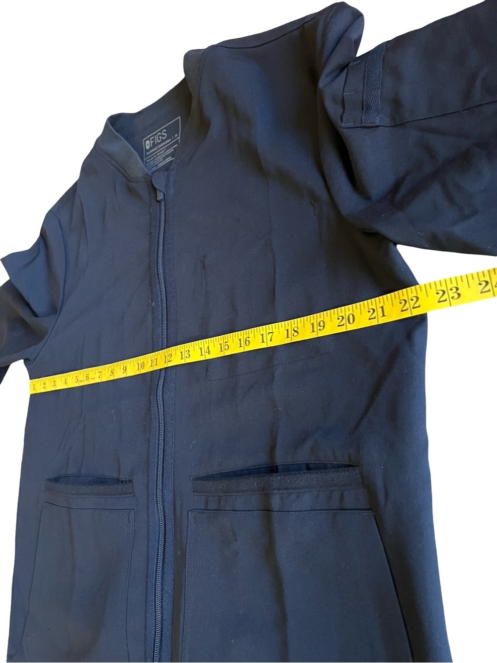 FIGS Men's Zapote Black Scrub Jacket Full-Zip Sz M Style MXXSW1003 Medical - Picture 8 of 10